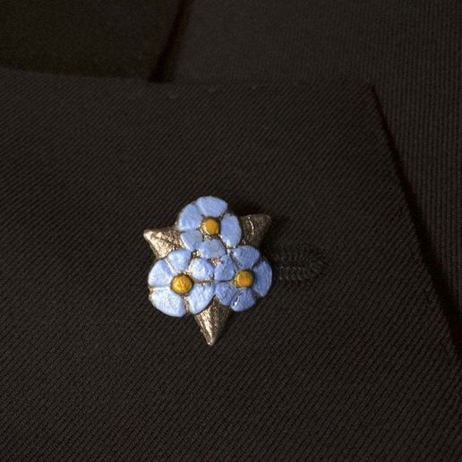 IMG_9179.jpg Значок "Незабудка