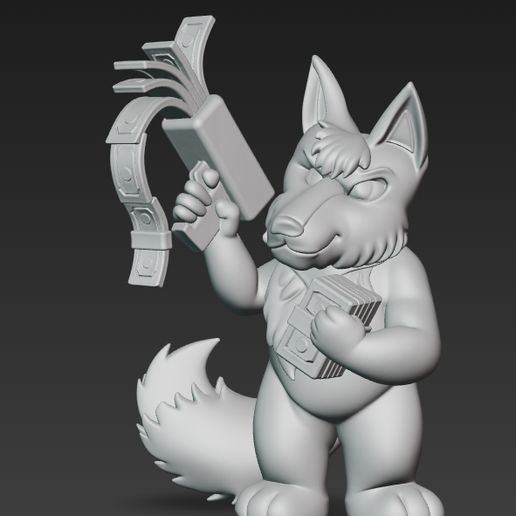 🎲 Suspiciously wealthy furry・Free STL File for 3D printing・Cults