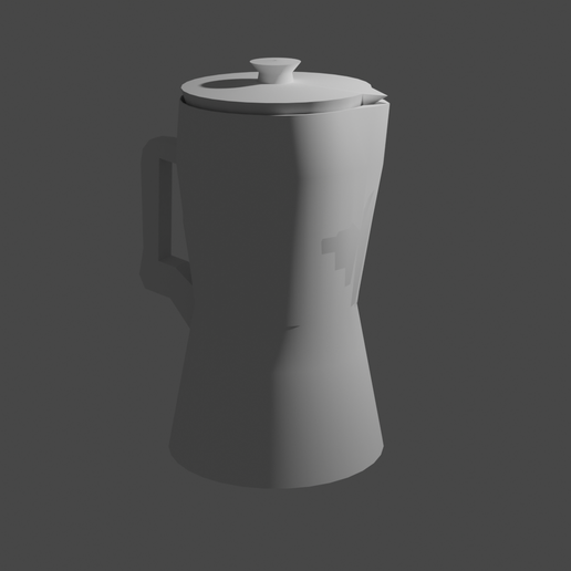 Pitcher1.png High Smoth Pitcher With Lid  and spout