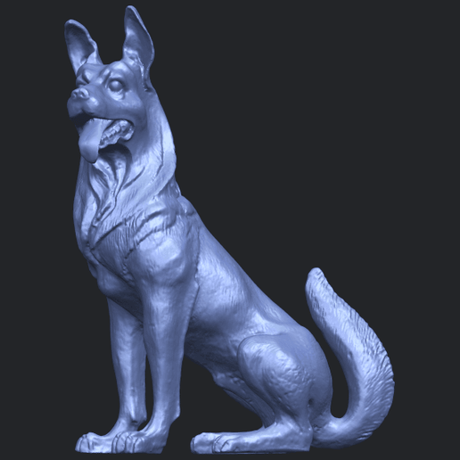 12_TDA0307_Dog_WolfhoundB01.png Descargar archivo gratis Perro - Wolfhound • Plan para la impresión en 3D, GeorgesNikkei