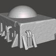 tatooinedwellingmedium5.jpg 6MM SCALE MEDIUM TATOOINE DWELLING MINIATURE MODEL FOR SCIFI GAMES
