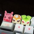 starter_digimon_portadainsta.jpg Anime STL Keycaps Collection - 78 STL Files - 3d print - (Update June 2024), Anime keycap, cherry mx switch, mechanical keyboard