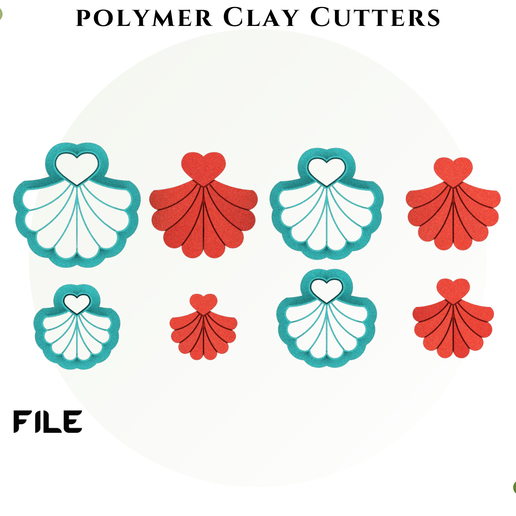 POLYMER CLAY CUTTER/SCALLOPED HEART/EULITEC.COM 3D model