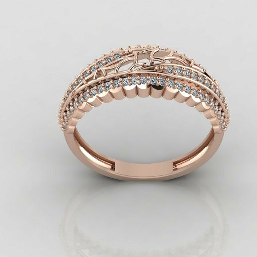 WOMEN RING STONE DIAMOND STL DETAILS GRAM RING MODELS 3D PRINT MODEL 3D model