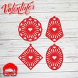 COP.jpg ❤️ Valentine's Day mandala heart earrings - unique and personalized gift for your loved one by AM-MEDIA
