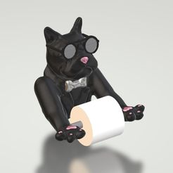 doggy-1.jpg STL-Datei MAJORDOME DOG WC BULLDOG Toilettenpapierhalter auch für ender 3・3D-druckbare Vorlage zum herunterladen