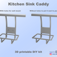 Folie3.PNG Kitchen Sink Caddy / Sink Organizer / Cloth Hanger / Sponge Holder