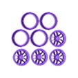 Print-13_Challenger_DukeDoks_Wheels.stl RC 1/10 Dodge Challenger