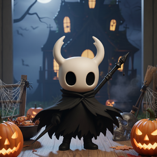 Hollow knight character 3D model