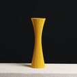 floor_vase_with_striped_pattern_3D-model_for_vase_mode_slimprint.jpg Floor Vase with Stripe Pattern, Vase Mode