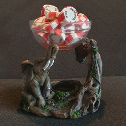 20230315_120710.jpg STL file Baby Elephant Jungle Scene・3D print design to download