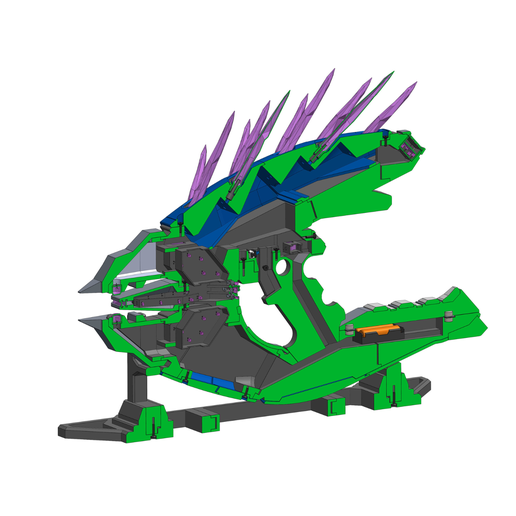 9.png Needler - Halo Infinite - Printable 3d model - STL + CAD bundle - Commercial Use