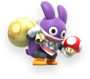 Nabbit 🍄 in Full Robbery - 3D HD Figure for Collectors mario caco ...