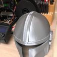 thumbnail_5.jpg Casco Mandaloriano 2 pezzi stampato per Ender 3
