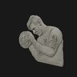 15.jpg Leo Messi Relief sculpture 3D print model