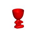 Vaso_17_Rojo_1.jpg Free STL file JARRÓN MACETA ROBERT 17 - VASE FLOWERPOT ROBERT 17・Object to download and to 3D print