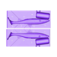 боба 158 (1)(fixed)_боба 158 (1)#1_00.stl 3D zander 158mm shape - Soft Plastic Lure Mold STL File