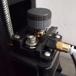 Extruder_Knob.jpg Free STL file Extruder Knob for the Creality Ender 3 / Ender 3 Pro / Cr-10 (and other printers with extruders with a flatted 5 mm axis)・3D print design to download, guppyk