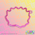181_cutter.png LOTUS BLOOMING FLOWER COOKIE CUTTER MOLD