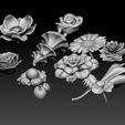 3213213.jpg flowers 3D print model