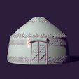 01.jpg yurt of Kazakh nomads mold