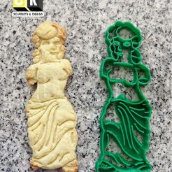 venus.jpg Archivo STL Simpsons Gummy Venus De Milo venus de jalea cookie cutter・Plan imprimible en 3D para descargar