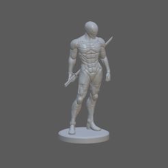 Fichier_000.jpeg Free 3D file Gray FOX MGS・Model to download and 3D print
