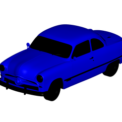 1.png Download file Ford Custom Coupe 1949 • 3D printing object, car-