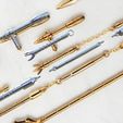 weaponslibra5.jpg Libra Gold Saint weapons from Saint Seiya 3D print model