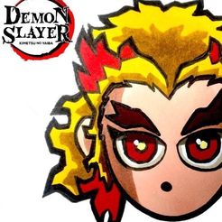 maxresdefault-1.jpg Archivo STL key ring - Llavero Renkugo Demon Slayer・Diseño imprimible en 3D para descargar