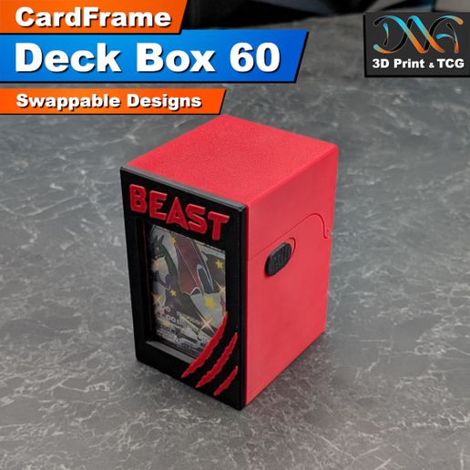 cardframe-deck-box-60-beast-3d-print-pokemon-one-piece-riftbound-tcg-closed.jpg CardFrame - Deck Box 60 Beast | 3D Print | TCG, One Piece, Pokemon, Riftbound
