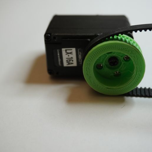 Tooth wheel for LX-16A smart servo - 3D model önizlemesi