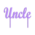 Uncle.stl Ultimatives Familiennamen-Topper-Paket: Vielseitige 3D-Druckdateien für Geschenke und Dekoration!