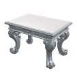 BtANj3l.png Baroque Rectangular Table Lion Claw Ball Feet Scroll Legs STL 3D CNC Model