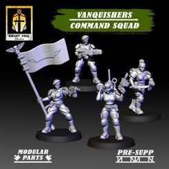 VANQUISHERS COMMAND SQUAD MODULAR # PARTS & Vanquishers Command Squad