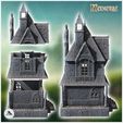 3.jpg Large medieval house with awning and concave roofs (36) - Medieval Middle Earth Age 28mm 15mm RPG Shire