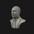 09.jpg Martin Luther King head sculpture ready to 3D print