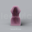 E_10_Renders_00.png Niedwica Vase E_10 | 3D printing vase | 3D model | STL files | Home decor | 3D vases | Modern vases | Floor vase | 3D printing | vase mode | STL