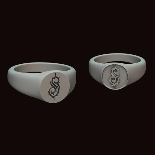 💍 Slipknot Rings #3・ STL File for 3D printing・Cults
