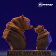 5.jpg 3D file Mother's Day (Bear) Statue・3D printer design to download