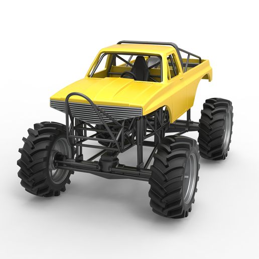 3.jpg Archivo 3D Camión de lodo de fundición a escala 1:25・Objeto de impresión 3D para descargar, CosplayItemsRock
