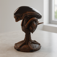 ChatGPT-Image-Aug-20,-2025,-03_34_16-PM.png Xenomorph Alien Head Bust