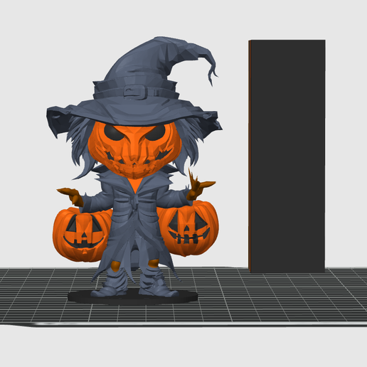 HALLOWEEN SCARECROWS PUMPKIN - 3D model önizlemesi