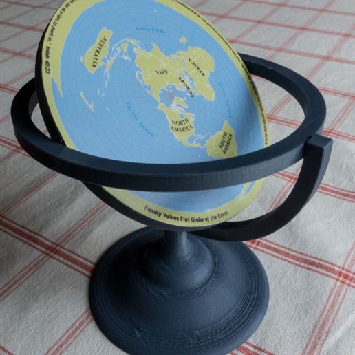 Flat Earth Globe 3D model