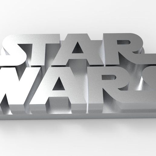 Logo - starwars 3D model