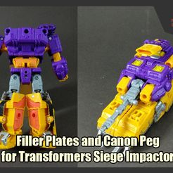 Impactor_Addons_FS.jpg Free STL file Filler Plates and Canon Peg Addons for Siege Impactor・3D printer design to download