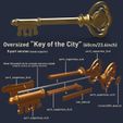 8part.jpg Oversized "Key to the City" (60cm/23.6inch)
