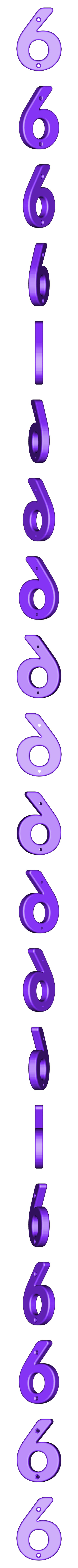 6.stl House Numbers