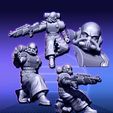 redpostapoSolo10.jpg Scandalously Huge Postapocalypse Scavenger Force Builder! (10 minis - 256 bits)