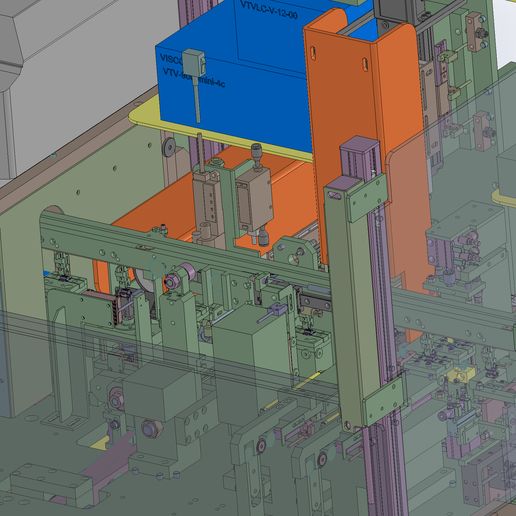 6.jpg industrial 3D model Electronic connector packing and assembly machine